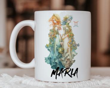 Coffee mug zodiac sign Gemini
